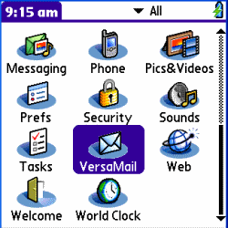 Select VersaMail icon